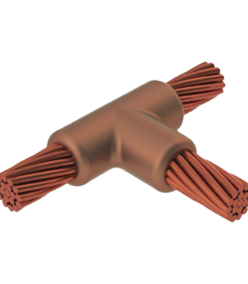 Molde para Soldadura exotémica tipo T para cable 1/0 AWG - 1/0 AWG.