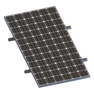 Kit De Minirieles Para Panel Solar Arreglo 1X1 Para Instalación Plano En Lámina