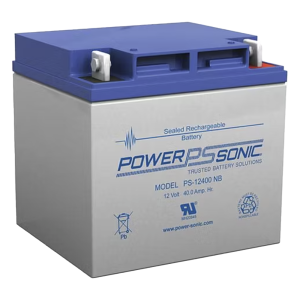 Batería 12V, 40AH, Para Respaldo, Tecnologías AGM/VRLA, 5 Años Vida Útil, Terminales NB4, Reconocida UL