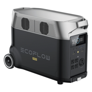 Estación de Energía Portátil DELTA PRO 3600Wh Litio LFP / 5 AC 3600W (7200W Pico) / 2 USB-C 200W / Capacidad para Aumentar Respaldo / Cargador de Coche 10A a 12.6V / Conectividad WiFi y Bluetooth (App) / Carga Solar 1600W Max.