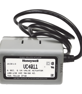 Actuador on/off para válvulas de 2 y 3 vías serie VC, 120 VCA, cierre hermético de 60 psi