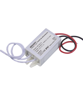 Fuente 12 V  |  1 Amper  |  Waterproof  | Intemperie grado IP67