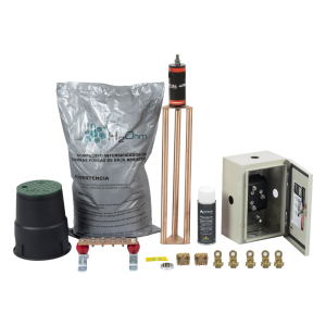 Kit de tierra física modelo TG70K con Electrodo Magnetoactivo y Accesorios de Instalación, capacidad: 70 AMP