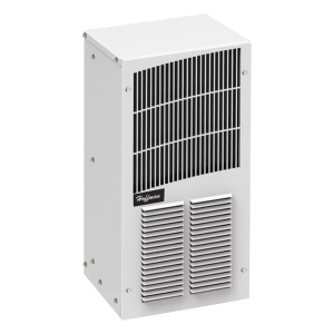 Aire Acondicionado Compacto Para Exterior, Uso en Gabinetes de Telecomunicaciones de Grado Industrial, Frío/Calor T20, 2000 BTU, 115 Vca, de Acero, Color Gris
