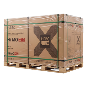 Pallet con 36 piezas de Modulo Solar LR866HVD645M  HI-MO X10,  645 W BIFACIAL , 53.7 Vcc, Monocristalino HPBC