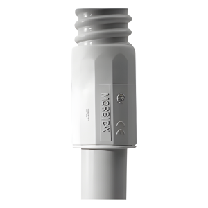 Conector (Racor) de tubería rígida a tubería flexible , PVC Auto-Extinguible, 25 mm, IP65