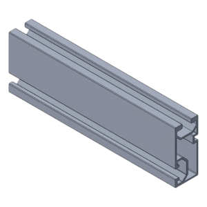 Basel N Rail 4.72 /Riel de Aluminio para Montaje de Modulos Fotovoltaicos / Aluminio Serie 6000 / 3.74 kg por Pieza / Compatible con Techos Planos e Inclinados