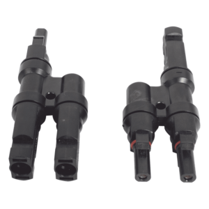 Conector MC-4 Doble para Módulos Fotovoltaicos. Tipo 2T