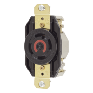 Receptáculo con Bloqueo de Media Vuelta Industrial 30 a 125/250 V CA / 3 Polos 4 Hilos / Nema L14-30R.