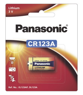 Batería de litio PANASONIC / 3 Vcc /1,550 mAh / Aplicación en transmisores de alarma inalámbricos/ Con empaque