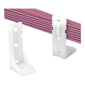 Sujetador-Separador Pan-Post de Nylon 6.6, Para Fijación de Mazos de Cables con Cinchos, Uso Interior, Color Natural, 1 Pieza