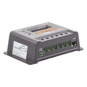 Controlador Solar de Carga y Descarga PWM 12/24V 20A con Display, Parámetros Configurables