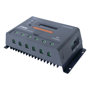 Controlador Solar de Carga y Descarga PWM 12/24V 30A con Display, Parámetros Configurables