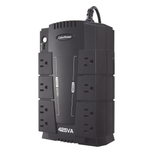 UPS de 425 VA/255 W, Topología Standby, Entrada 120 Vca NEMA 5-15P, Tipo Gabinete Compacto, Con 8 Tomas NEMA 5-15R