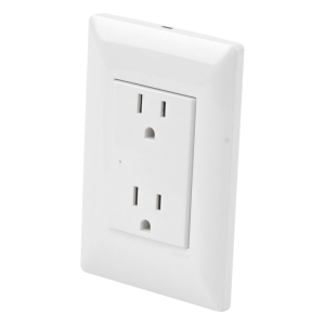 Contacto Inteligente de Pared Doble 120, 15A, con Supresor de Picos Tipo A.