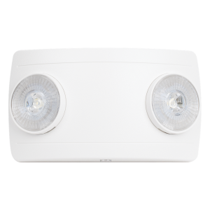 Luz de Emergencia LED / Doble LED 1W 150 lúmenes / Batería Ni-Cd 3.6V 900mAh / 90 min Autonomía / Voltaje Universal 127-240 VAC / UL 5VA / Blanco