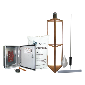 Kit de Pararrayo con Punta con Diámetro de Protección de 300 metros.