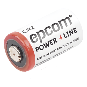 Batería de Litio CR2 / 3V / 850 mAh / No Recargable / Sello Hermético Vidrio-Metal / Operación -40°C a +60°C