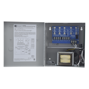 Fuente de poder ALTRONIX de 24 Vca @ 3.5 Amper o 28 Vca @ 3.0 Amper, para 4 cámaras, Con voltaje de entrada de 115 Vca,