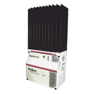 Controlador de Carga Solar TriStar PWM 45 A / 12V 24V 48V / Puerto RS-232 / Hasta 4 kW / Disipador de Calor / 7 Preajustes