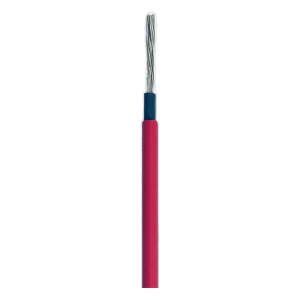 Cable Fotovoltaico Rojo/ Cobre Estañado / 4 mm² (12 AWG) / 2000V / Rollo de 100 m / / UL 4703 y TUV