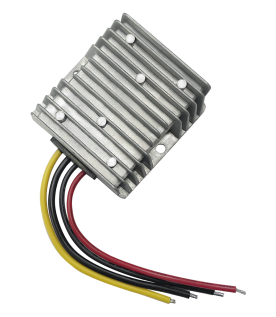 Convertidor DC-DC / 12V a 24V / 240W / 10A / Eficiencia 93% / IPX7 / Protecciones Múltiples / Industrial