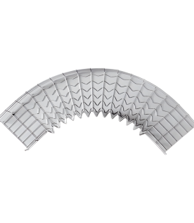 Curva Pre-Fabricada Horizontal de 90° con medidas de 66 mm de Peralte y 200 mm Ancho (66/200 mm)
