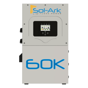 Inversor Hibrido Interactivo SOL-ARK, 60 Kw, 480 Vcc, 3 fases, IP65, Entrada de Baterías a 160-800 Vcc