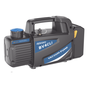 Bomba de Vacío Inalámbrica BV4CLI / 4 CFM (114 L/min) / Vacío Final 150 Micrones / Capacidad Aceite 330 mL / Portátil Alta Eficiencia / Compatible A2L R32