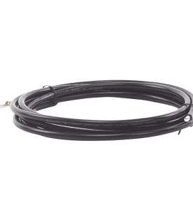 Cable para Controlador, 3.0 m, Negro, Calibre 8 AWG con Terminal de Ojo en un Extremo