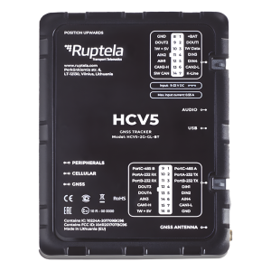 Localizador y Rastreador Vehicular GPS Avanzado / LTE Cat M1 (4G), 3G y 2G / Lectura de Computadora de Viaje en Vehículos Compatibles / CAN FMS, J1708 y J1939 / Sensores Bluetooth BLE 5.1 / RS232 y RS485 / Entradas Analógicas y RFID / Vehículos Ligeros