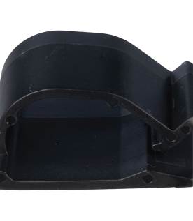 Clip de Nylon 6.6 con Adhesivo, Para Cables de Hasta 15.8 mm de Diámetro, Uso Interior/Exterior, Color Negro, Paquete de 100pz