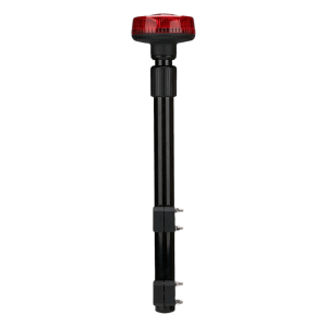Luz telescópica Ultra Brillante Para Motocicleta, 9 LED, Color Rojo