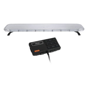 Barra de luces LED de 46" Rojo/Azul , De 132 LEDs, Controlador Incluido, Ideal para Equipar Unidades de Seguridad Publica