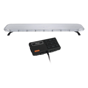 Barra de luces LED de 46" Rojo/Azul/Ambar , De 132 LEDs, Controlador Incluido, Ideal para Equipar Unidades de Seguridad Publica