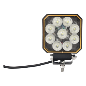 Luz de trabajo de 9 LED Bluetooth, 1500 Lumenes, 12-24 VCD