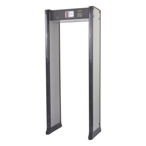 Arco Detector de Metales de 6 Zonas con Anclaje para Fijarse al Piso. Incluye Sensor IR para evitar falsas Alarmas / Certificado por la Administración Federal de Aviación de EE. UU. (FAA)