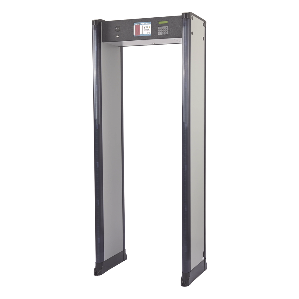 Arco Detector de Metales de 6 Zonas con Anclaje para Fijarse al Piso. Incluye Sensor IR para evitar falsas Alarmas / Certificado por la Administración Federal de Aviación de EE. UU. (FAA)