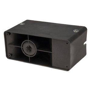 Alarma de reversa vehicular con montaje universal, 12-24 Vcc, 117 dBA