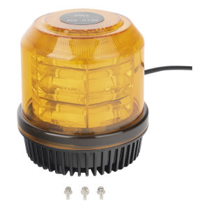 Burbuja brillante de 12 LEDs, color ambar, montaje fijo