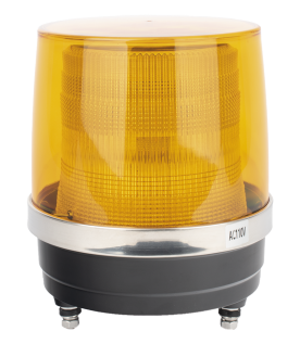 Burbuja Brillante de Larga Vida Útil, Con 150 LEDs, Color Ambar, Domo Ambar, 110 Vca