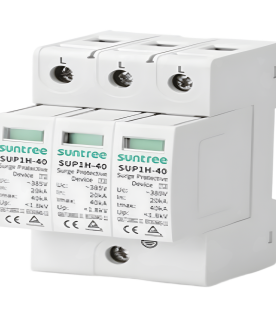 Supresor de Picos Transitorios de Voltaje, Diseñado Para Sistemas Fotovoltaicos, Uso en Corriente Alterna 220 Vca ,3 Polos.