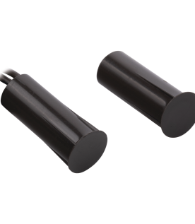 Contacto Magnético de Empotrar para Puertas y Ventanas / GAP 19 mm / Color Café / 12VCC