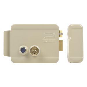 Cerradura Eléctrica / Incluye Llave / Derecha/ Con Botón integrado /Exterior