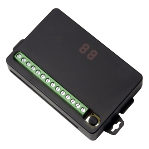 Receptor RF de 4 Canales / Alcance Hasta 80 Metros / Pulso Temporizado 0.5-99 Segundos o 1-99 Minutos
