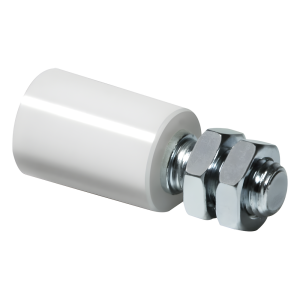 230 - Rodillo de Nylon 25 MM / Cuerpo de Acero Galvanizado