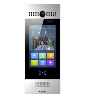 Kit Frente de Calle y Montaje en Pared / Ideal para fraccionamientos / Administración 100% en la Nube / Notificación a APP / Llamada Telefónica / ANDROID / SIP / ONVIF /Reconocimiento Facial /  QR y PIN para Visitas / IP65 / IK06 / BT