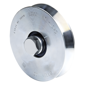Rueda de 12 cm / Con Capacidad Para Puertas de Hasta 240 kg / Sin Soporte / Canal Tipo "V"