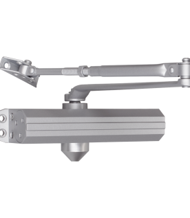 Cierra Puertas  / De Superficie / Puertas de Metal / Puertas de Madera / Ajustable para Tamaños 1~6 / Puertas Hasta 150 kg / Incluye Herrajes / Brazos de Acero Forjado