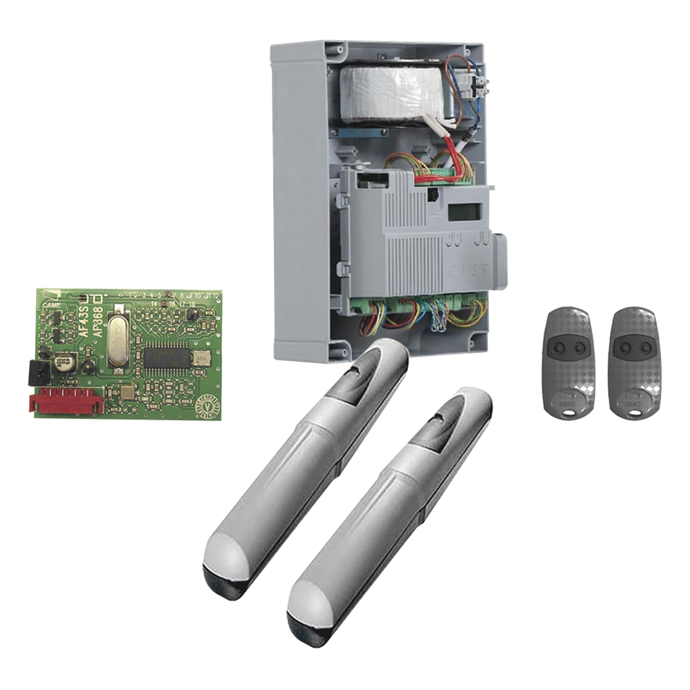 Kit de operadores AXO 3024 Para puertas Abatibles de hasta 3 Metros y 500 Kg de peso por hoja